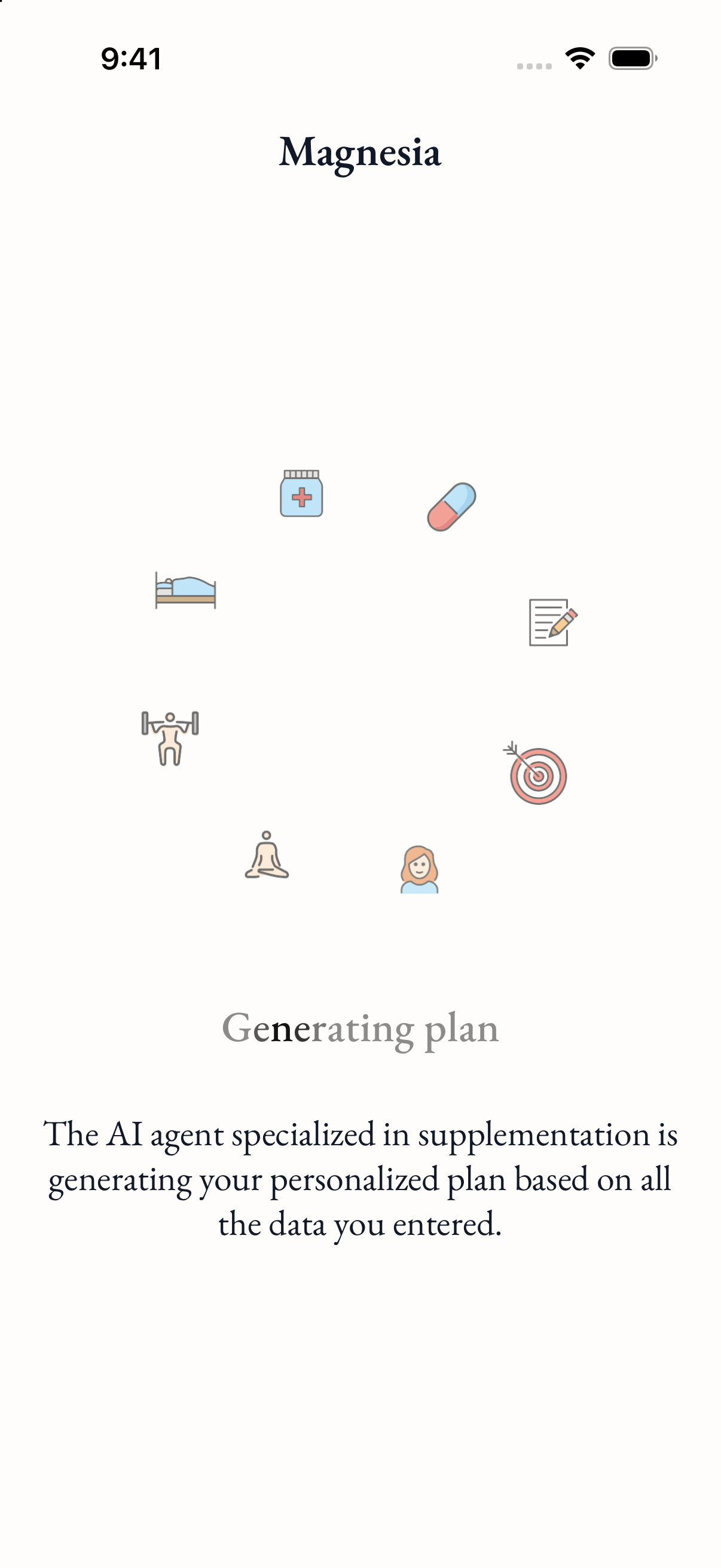 Generating plan